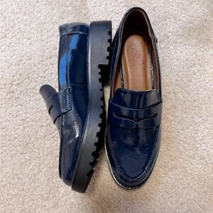 Blue MIA loafers